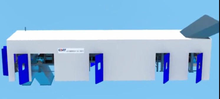 GDRT智能干选机三维动画